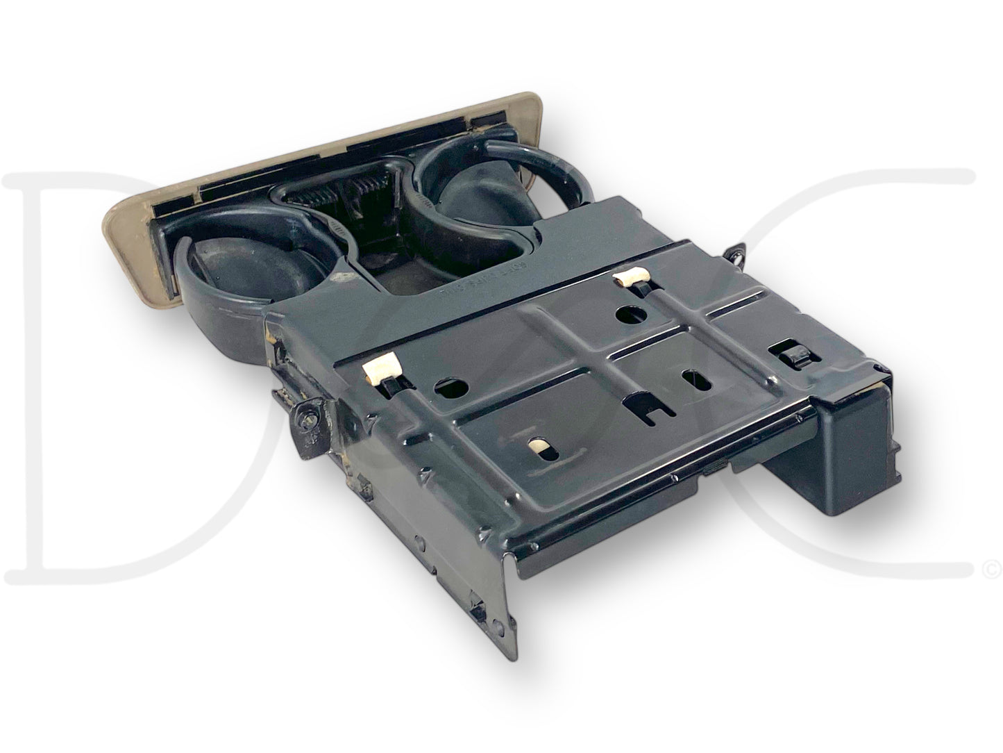 99-04 Ford F250 F350 Dash Cupholder Pull Out Assembly Tan OE *Blem*