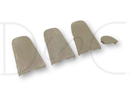 99-07 Ford F250 F350 Super Duty Dashboard Dash Bolt Cover Trim Set Tan OE