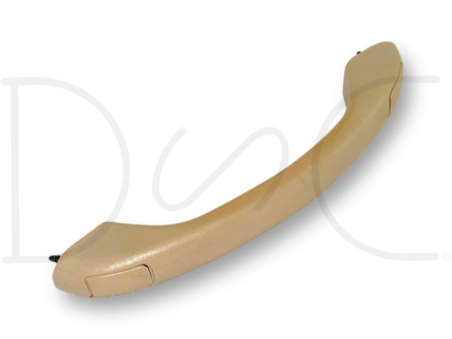 02-07 Ford F250 F350 Super Duty Ceiling Grab Handle Tan Assist Handle OEM, used with light wear, designed for easy grip and support, compatible with 2002-2007 Ford Super Duty models including F-250, F-350, F-450, and F-550 trucks, tan color, OEM quality.
