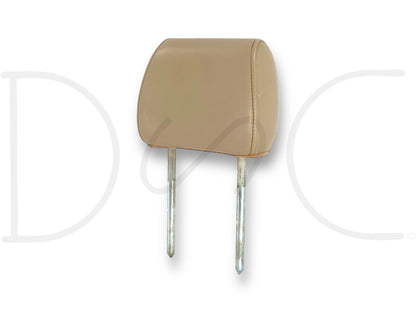 03-10 Ford F250 F350 Crew Cab Rear Seat Head Rest Headrest Tan Leather OE