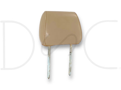 03-10 Ford F250 F350 Crew Cab Rear Seat Head Rest Headrest Tan Leather OE