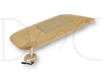 02-07 Ford F250 F350 RH Right Passenger Sun Visor Tan W/ Lighted Mirror OEM