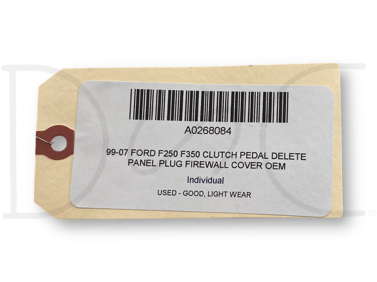 99-07 Ford F250 F350 Clutch Pedal Delete Panel Plug Firewall Cover OEM
