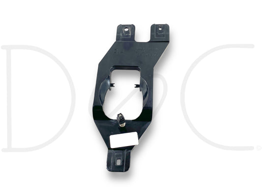 01-04 Ford F250 F350 RH Right Passenger Front Bumper Fog Light Bracket OE, used condition with light wear, black metal bracket removed from a 2004 Ford F-350 Lariat 6.0L diesel truck, compatible with 2001-2004 F-250, F-350, F-450, and F-550 models.