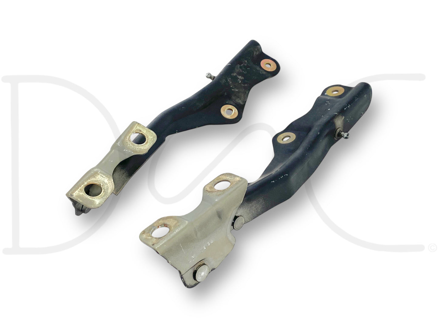 99-07 Ford F250 F350 Super Duty Hood Hinge Set Black Hood Hinges OE RH LH Pair