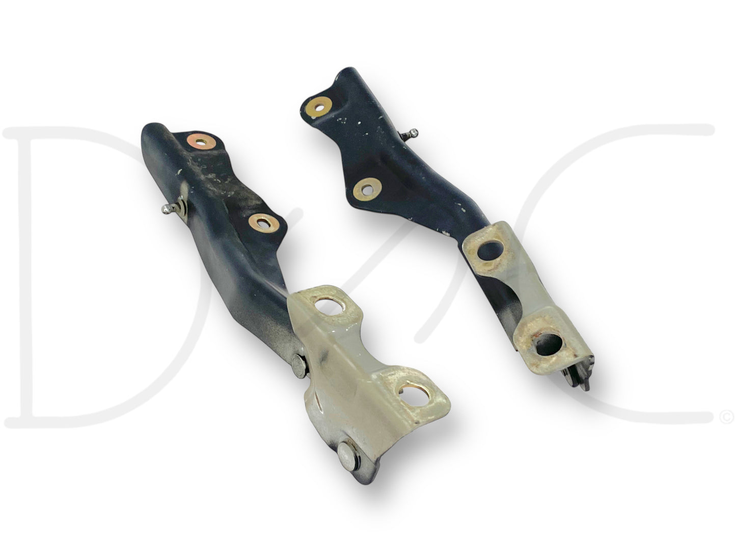 99-07 Ford F250 F350 Super Duty Hood Hinge Set Black Hood Hinges OE RH LH Pair