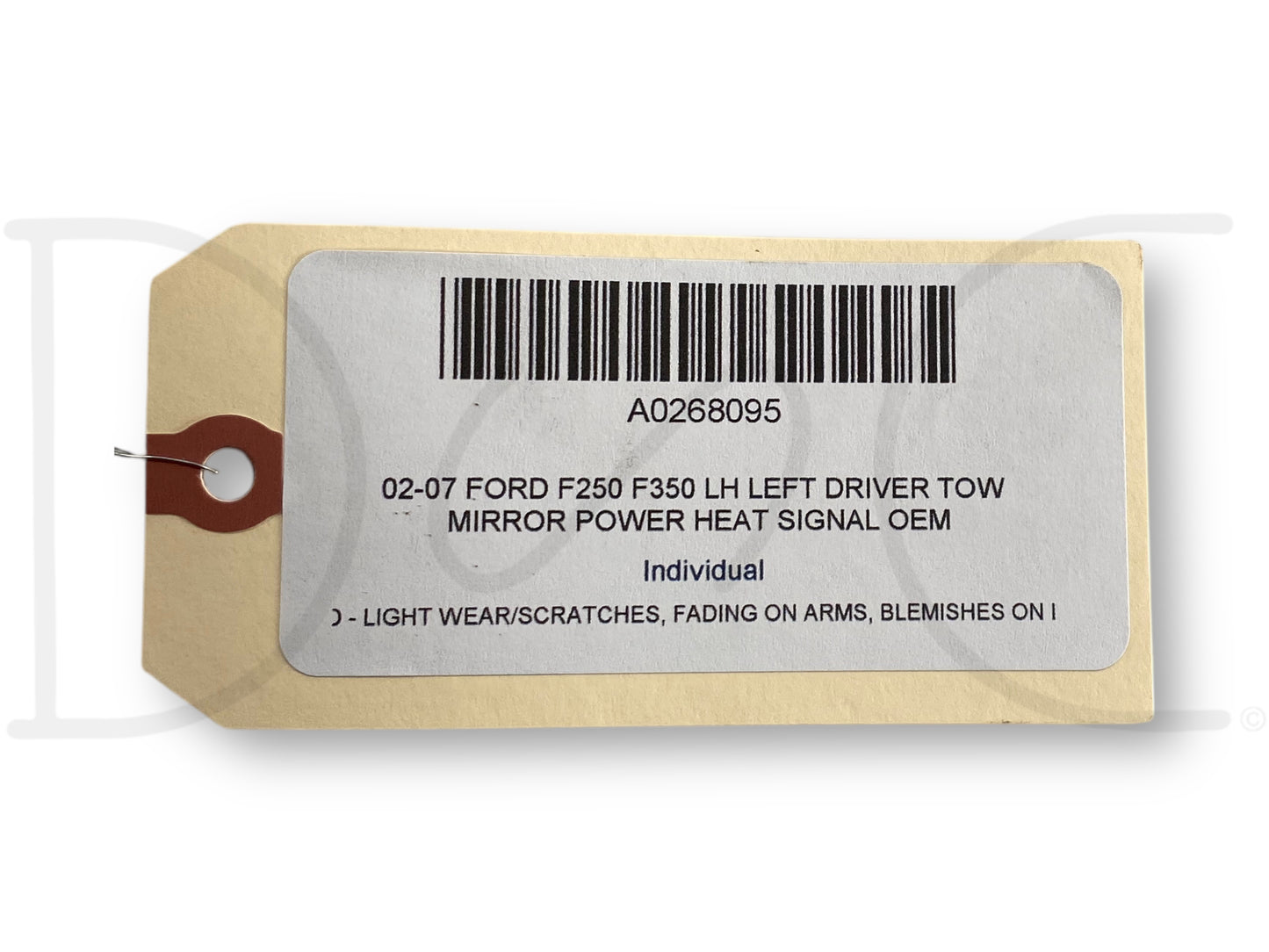 02-07 Ford F250 F350 LH Left Driver Tow Mirror Power Heat Signal OEM