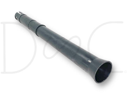 99-16 Ford F250 F350 Spare Tire Winch Tool Guide Alignment Tube OE F81A-1A433-Aa, used with light wear, black cylindrical guide tube designed for alignment of spare tire winch tools on Ford Super Duty trucks including F-250 and F-350 models from 1999 to 2016.