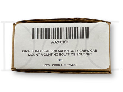 00-07 Ford F250 F350 Super Duty Crew Cab Mount Mounting Bolts OE Bolt Set