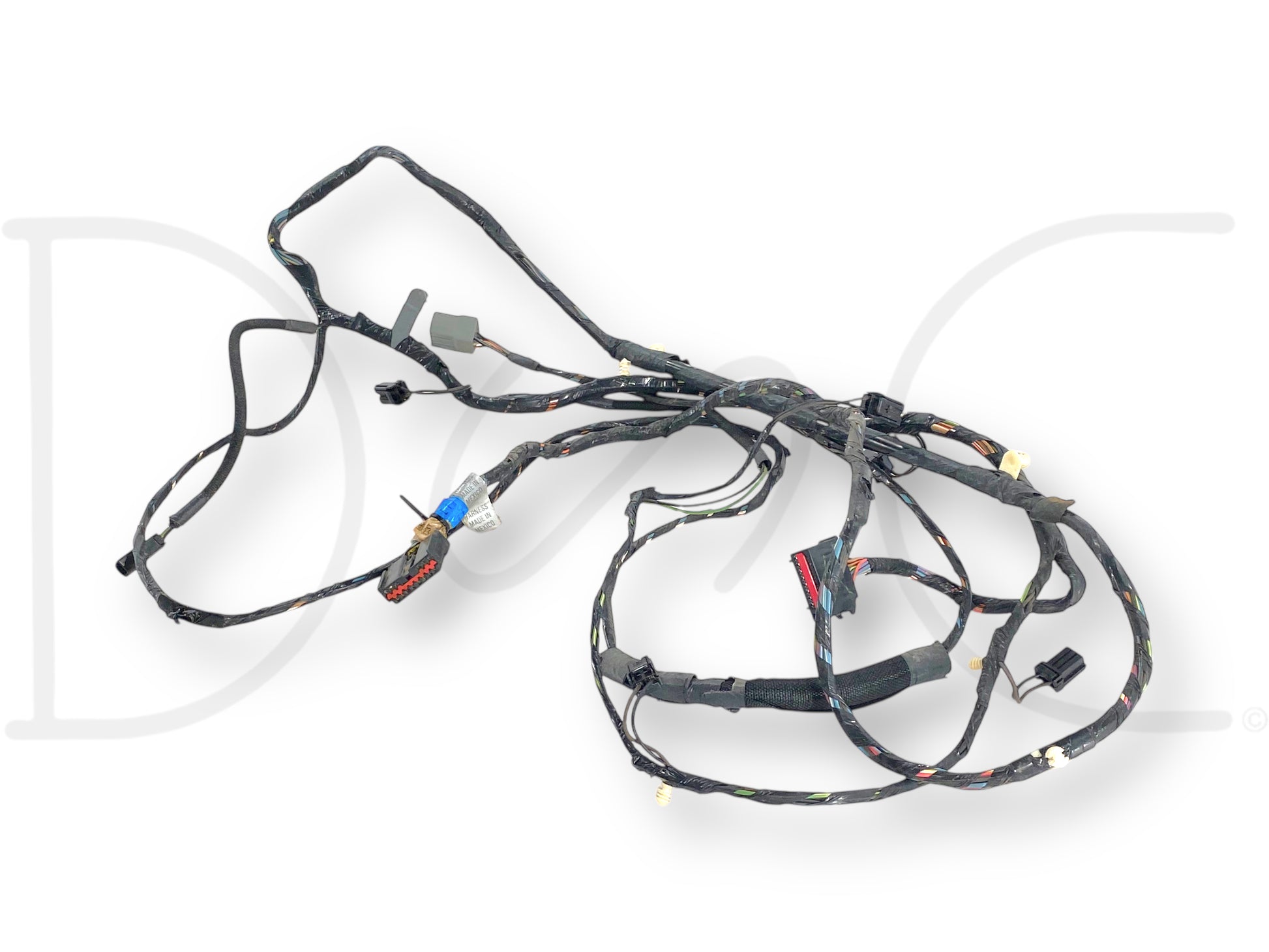 03-04 Ford F250 F350 Cab Light Sun Roof Visor Wire Harness 3C3T-17C712-P260G Ef used wiring harness in good condition with light wear, compatible with 2003-2004 Ford F250, F350, F450, F550 trucks, suitable for 6.0L Powerstroke models, genuine OE quality part.