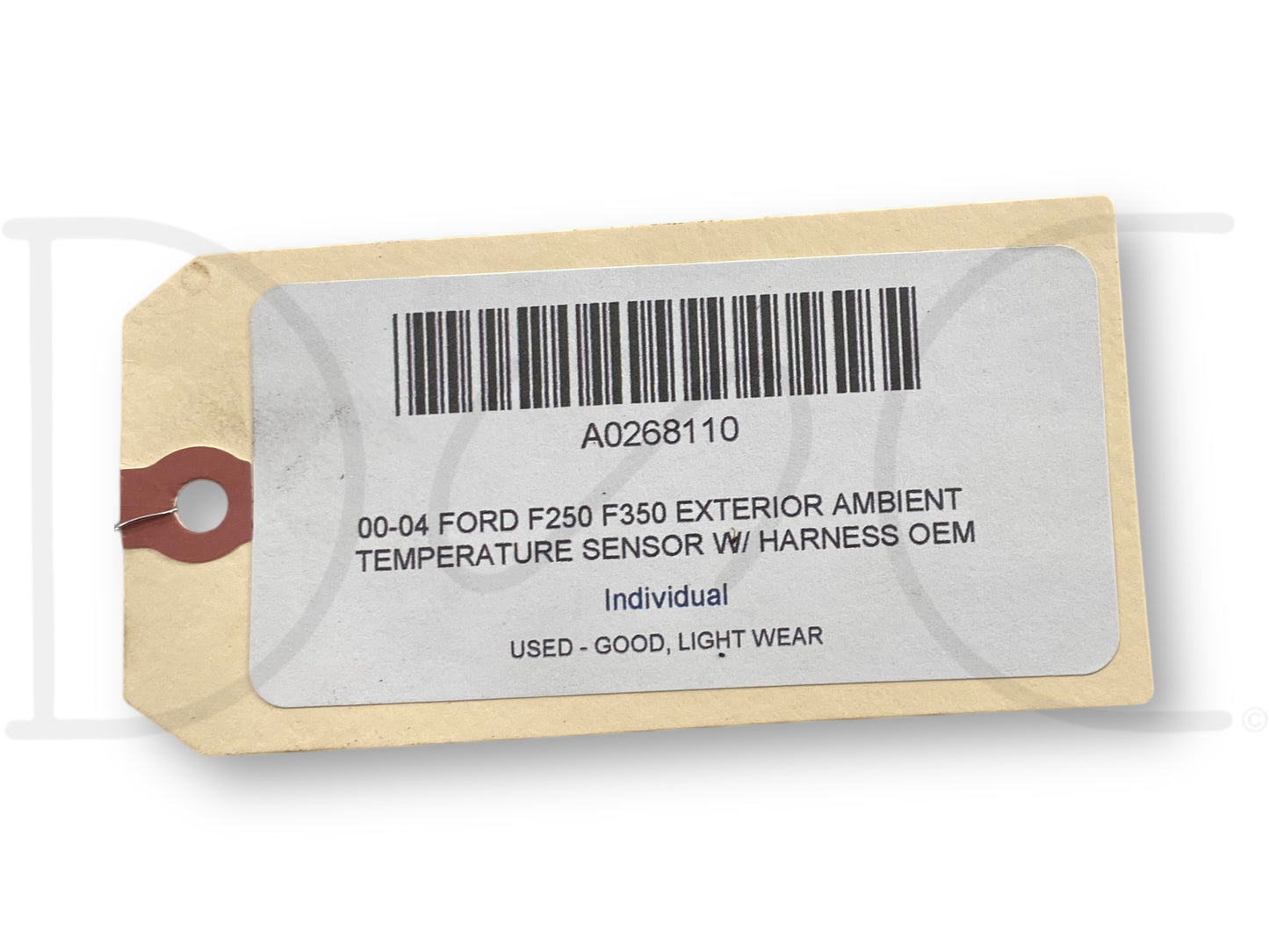 00-04 Ford F250 F350 Exterior Ambient Temperature Sensor W/ Harness OEM