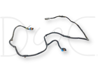 02-04 Ford F250 F350 Front Bumper Fog Light Wiring Harness 2C3T-15A211-P260G shown with used good condition and light wear, compatible with 6.0L Powerstroke and other Ford Super Duty trucks including F-250, F-350, F-450, and F-550 models from 2002 to 2004.