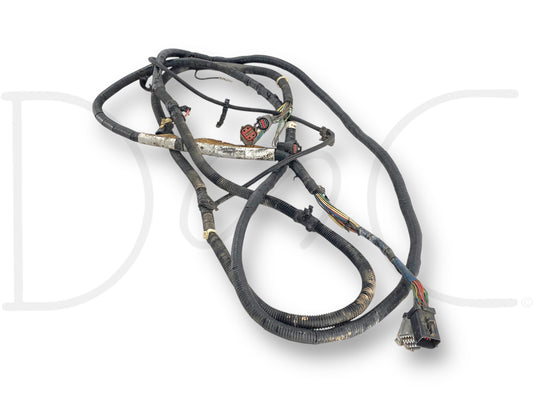 03-04 Ford F250 F350 CCLB Diesel Auto 172" Rear Frame Chassis Wiring Harness used in good condition with light wear, removed from a 2004 Ford F-350 Lariat 6.0L Diesel 4WD truck, featuring factory OE connectors and wiring for reliable fitment in 2003-2004 Ford F-250 and F-350 models.