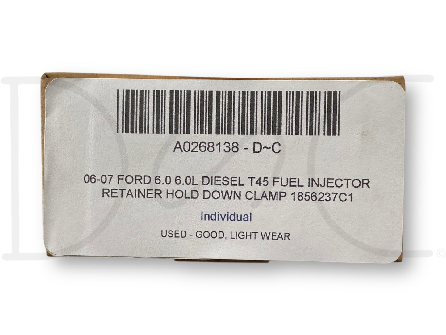 06-07 Ford 6.0 6.0L Diesel T45 Fuel Injector Retainer Hold Down Clamp 1856237C1