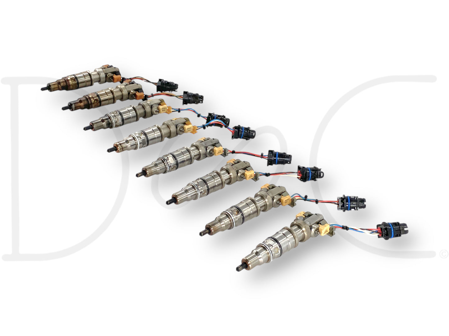 03-07 Ford F250 F350 6.0 6.0L Diesel Fuel Injector Set (8) Injectors *Cores*