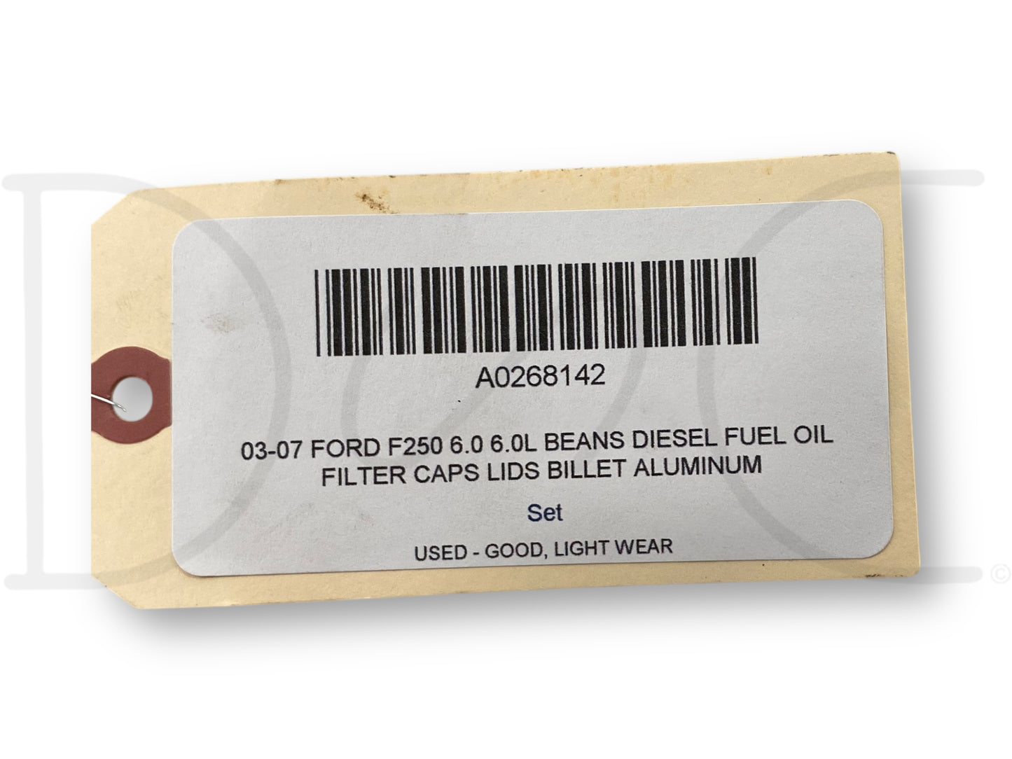 03-07 Ford F250 6.0 6.0L Beans Diesel Fuel Oil Filter Caps Lids Billet Aluminum