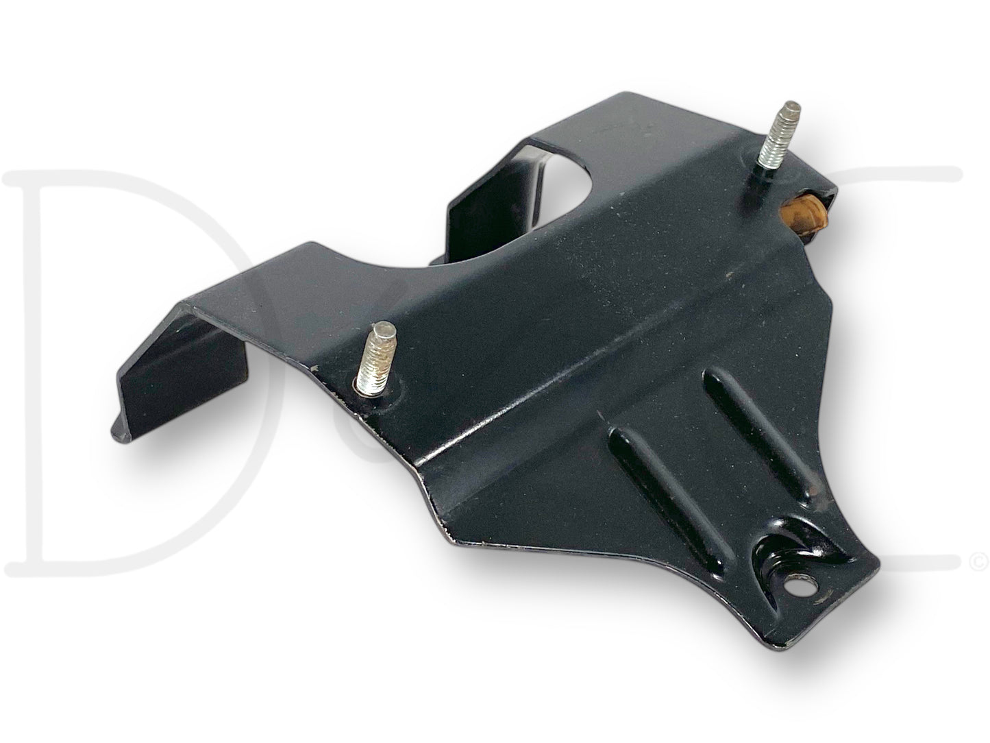 03-04 Ford F250 F350 6.0 6.0L Diesel Gpr Glow Plug Relay Mount Bracket OE, used with light wear, black metal bracket designed for Ford Super Duty trucks including F-250, F-350, F-450, and F-550 models from 2003 to 2004, compatible with 6.0L Powerstroke engines.