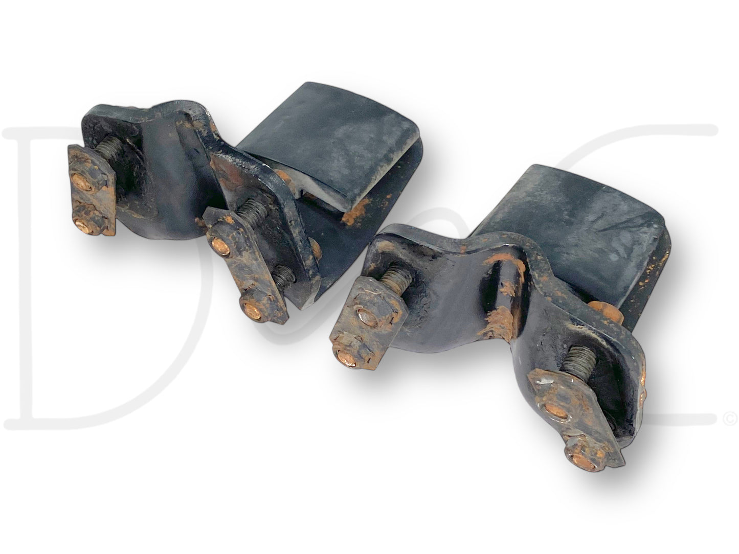 99-16 Ford F250 F350 Rear Auxiliary Leaf Spring Overload Bracket Set OE
