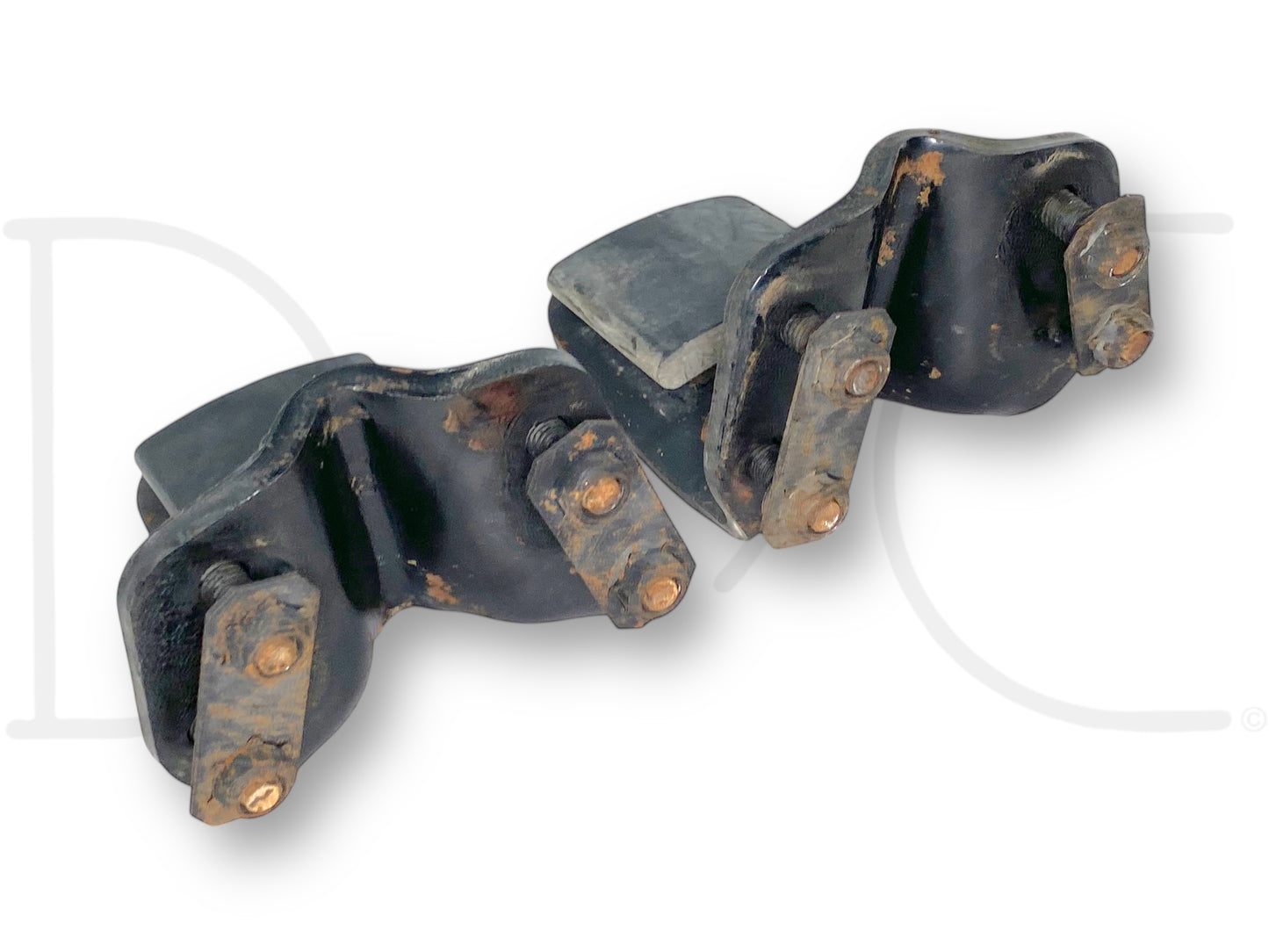 99-16 Ford F250 F350 Rear Auxiliary Leaf Spring Overload Bracket Set OE