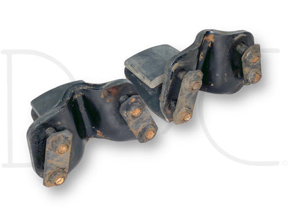 99-16 Ford F250 F350 Rear Auxiliary Leaf Spring Overload Bracket Set OE