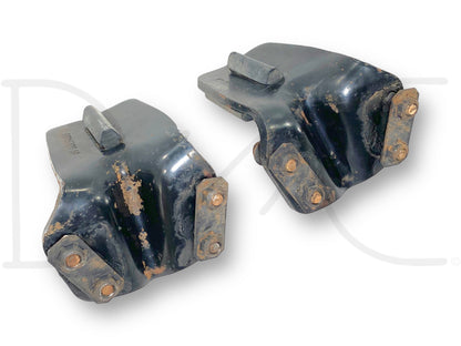 99-16 Ford F250 F350 Rear Auxiliary Leaf Spring Overload Bracket Set OE