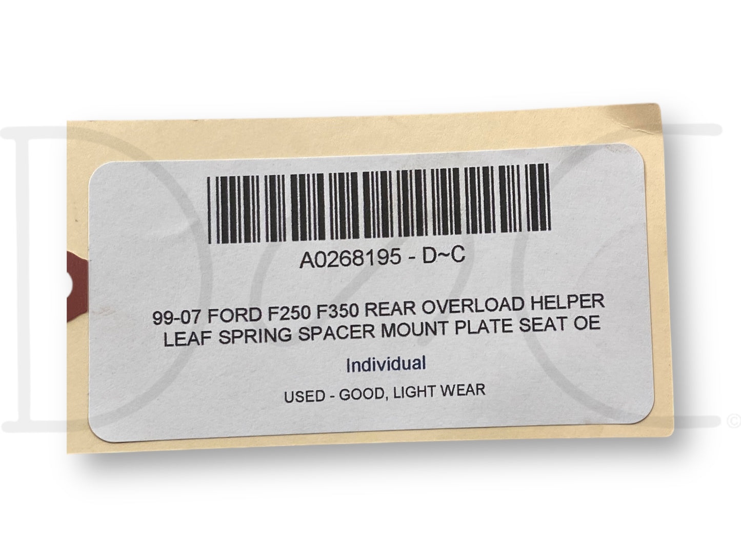 99-07 Ford F250 F350 Rear Overload Helper Leaf Spring Spacer Mount Plate Seat OE