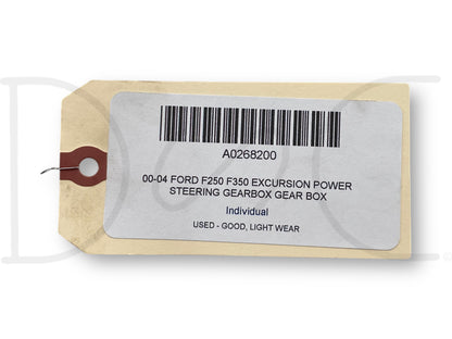 00-04 Ford F250 F350 Excursion Power Steering Gearbox Gear Box