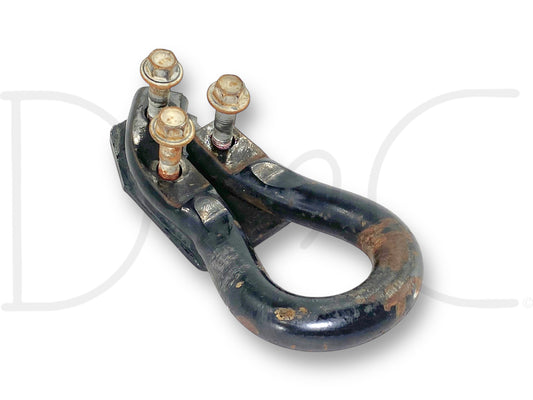 00-07 Ford F250 F350 Tow Hook Recovery Loop Black W/ Bolts 1C34-17A954-Aa