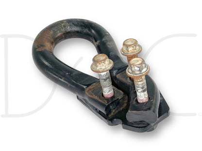 00-07 Ford F250 F350 Tow Hook Recovery Loop Black W/ Bolts 1C34-17A954-Aa