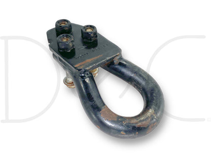 00-07 Ford F250 F350 Tow Hook Recovery Loop Black W/ Bolts 1C34-17A954-Aa