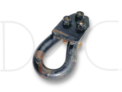 00-07 Ford F250 F350 Tow Hook Recovery Loop Black W/ Bolts 1C34-17A954-Aa