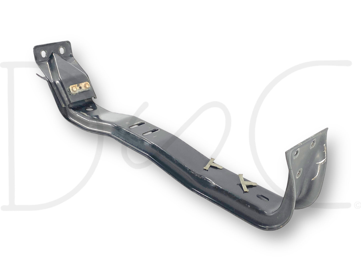 03-10 Ford F250 F350 4WD Automatic Trans Transmission Crossmember Frame in used good condition with light wear, designed for fitment on 2003-2010 Ford F-250, F-350, F-450, and F-550 trucks, compatible with 6.0L Powerstroke diesel models.