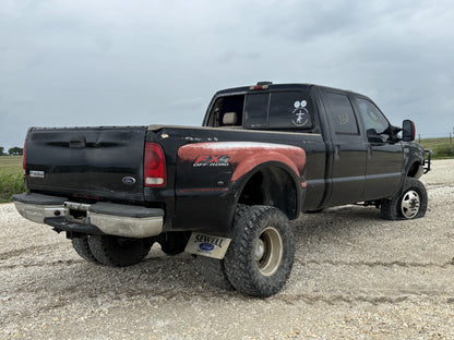 99-07 Ford F250 F350 Rear LH Left Driver Crew Cab Door UD Black Electric
