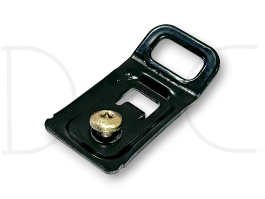 00-07 Ford F250 F350 Rear Cab Wall Car Seat Hook Bracket Child Restraint Anchor in used good condition with light wear, black metal construction and attached screw for secure installation