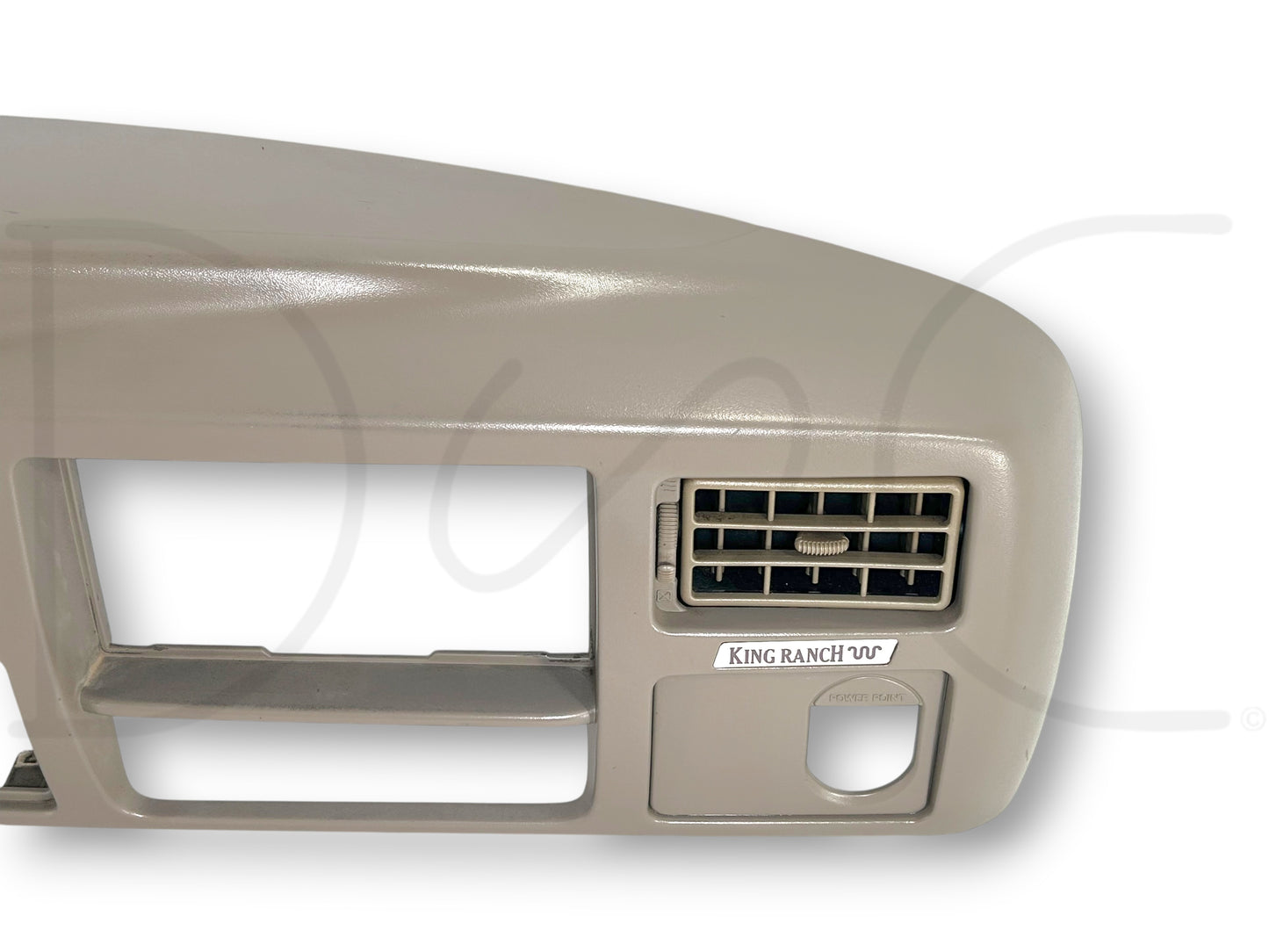 03-04 Ford F250 F350 King Ranch Dash Bezel Radio Cluster Trim Panel Tan OE