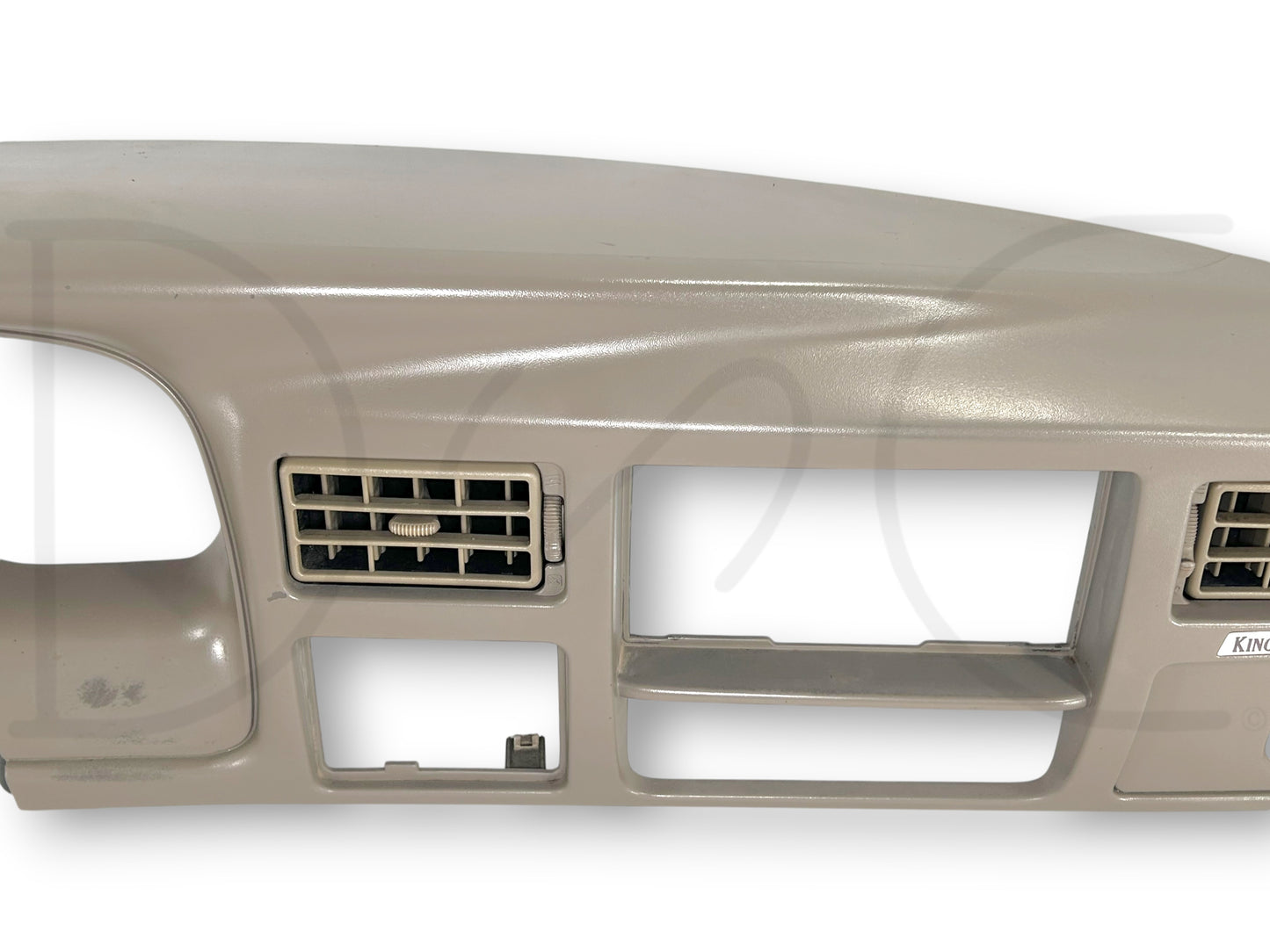 03-04 Ford F250 F350 King Ranch Dash Bezel Radio Cluster Trim Panel Tan OE