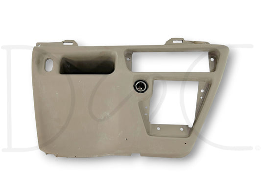 01-04 Ford F250 F350 Center Lower Dash Panel Tan Dashboard 1C3X-2504302-A *Blem* used with light wear and multiple screw holes, fits 1999-2004 Ford Super Duty trucks.