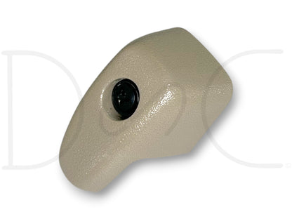 99-07 Ford F250 F350 Excursion Roof Ceiling Coat Hanger Clothes Hook Tan OE with light wear, used part compatible with Super Duty trucks and Excursion models.