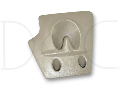 99-04 Ford F250 F350 Center Dash Trash Bag Hook Ashtray Delete Panel Tan OE in used good condition light wear for Ford Super Duty trucks.
