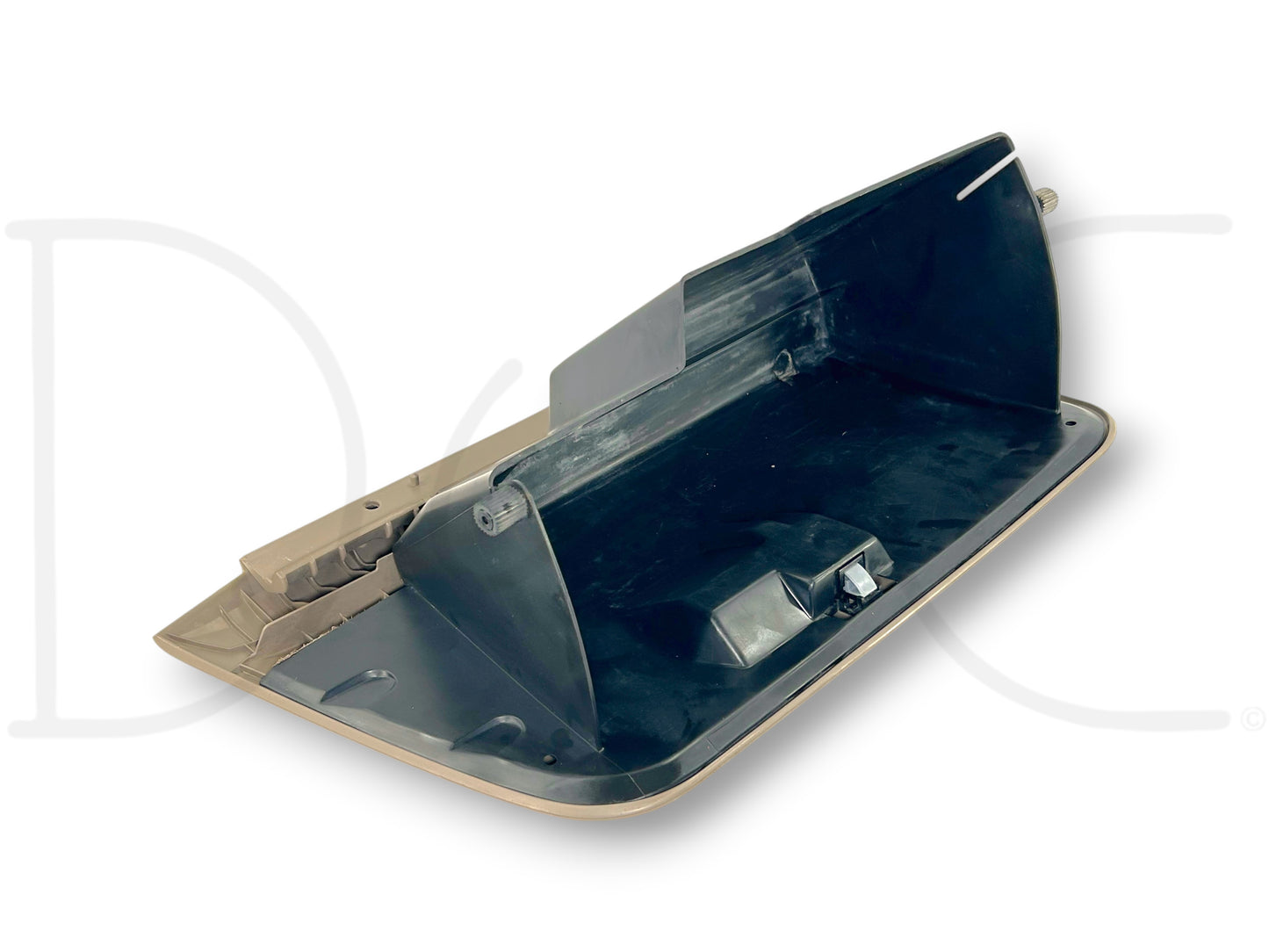 03-07 Ford F250 F350 Super Duty Tan Glove Box Storage Compartment