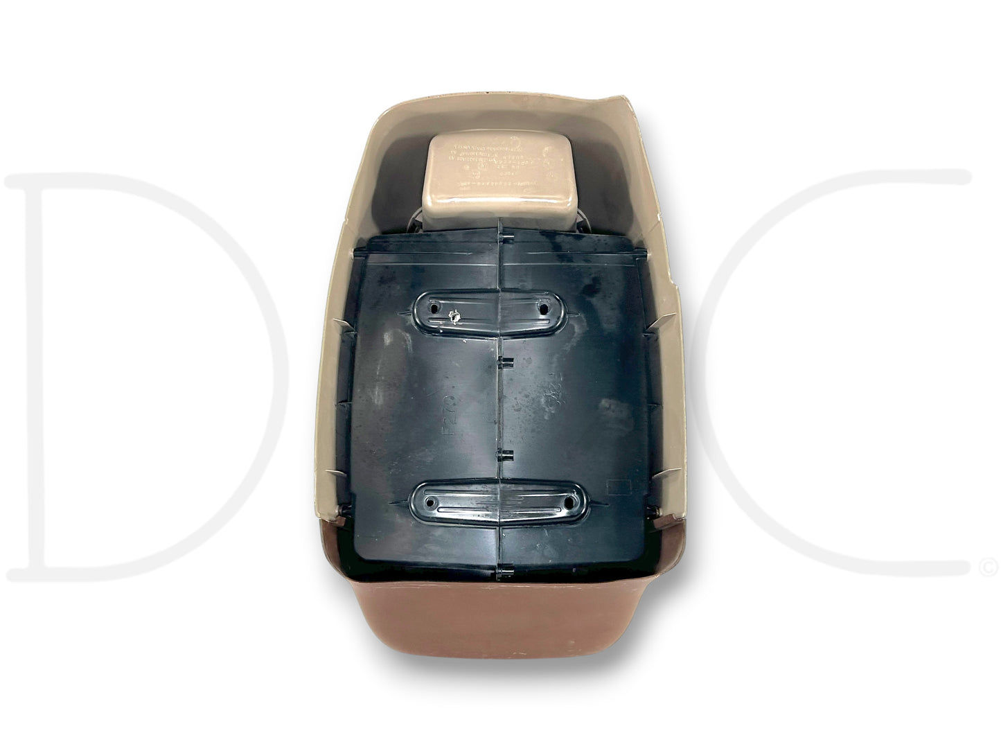 03-07 Ford F250 F350 King Ranch Center Console Floor Storage Tan Leather OE