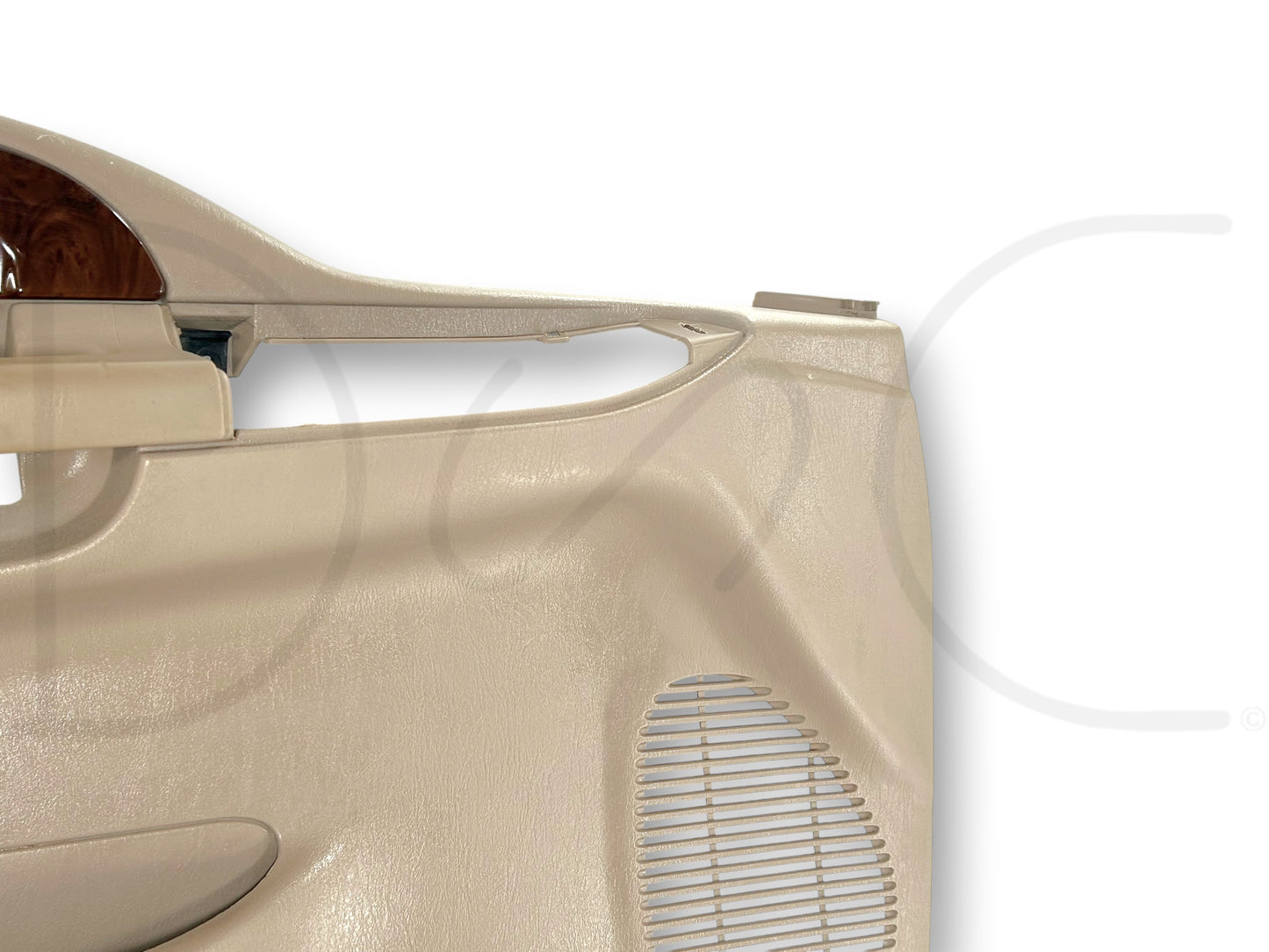 03-04 Ford F250 F350 King Ranch LH Left Driver Front Door Panel Tan Woodgrain OE