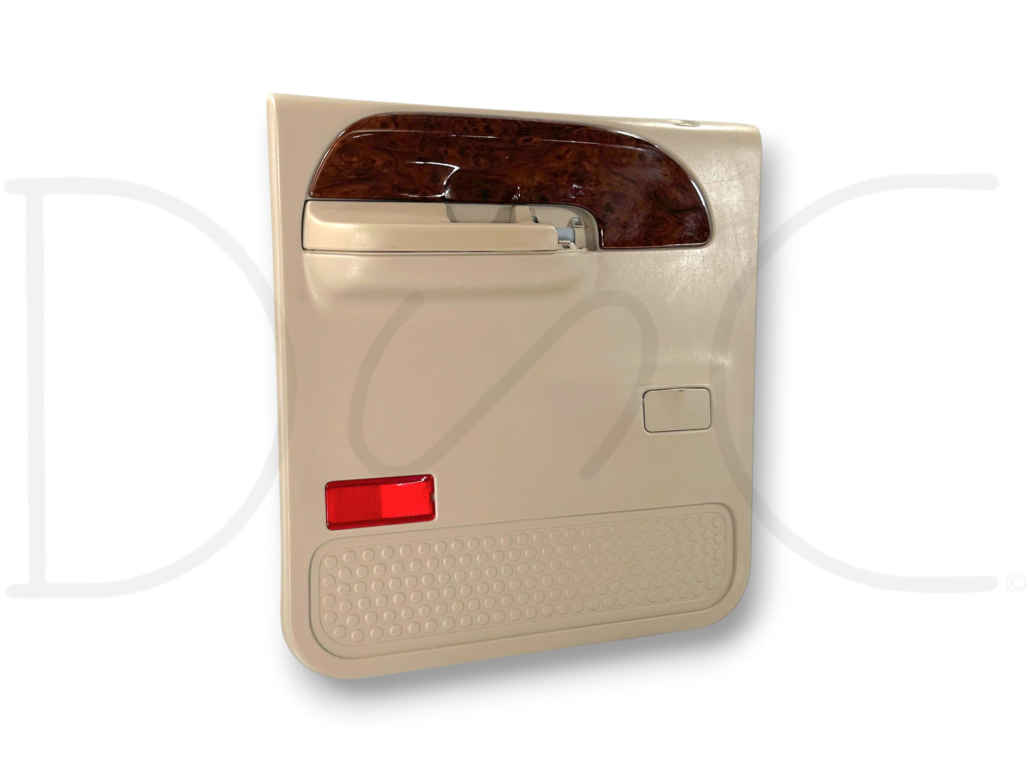 03-04 Ford F250 F350 King Ranch LH Left Driver Rear Door Panel Tan Woodgrain OE
