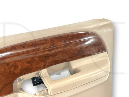 03-04 Ford F250 F350 King Ranch RH Right Passenger Rear Door Panel Tan Wood OE