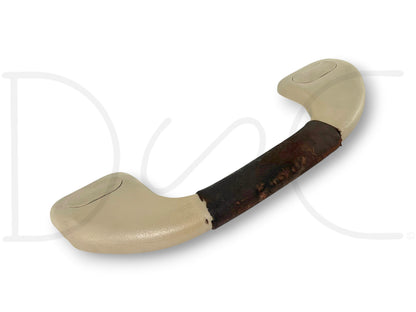 03-07 Ford F250 F350 King Ranch LH Left Driver A Pillar Grab Handle Tan Leather