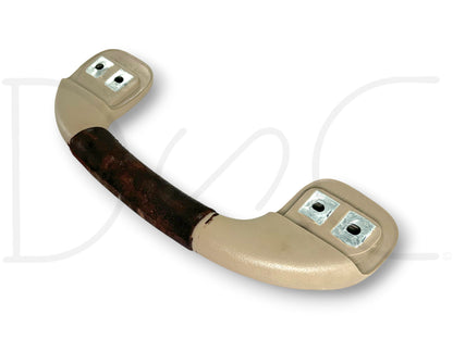03-07 Ford F250 F350 King Ranch LH Left Driver A Pillar Grab Handle Tan Leather