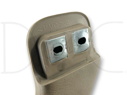 03-07 Ford F250 F350 King Ranch LH Left Driver A Pillar Grab Handle Tan Leather