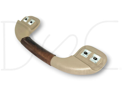 03-07 Ford F250 F350 King Ranch RH Right Passenger A Pillar Grab Handle Leather