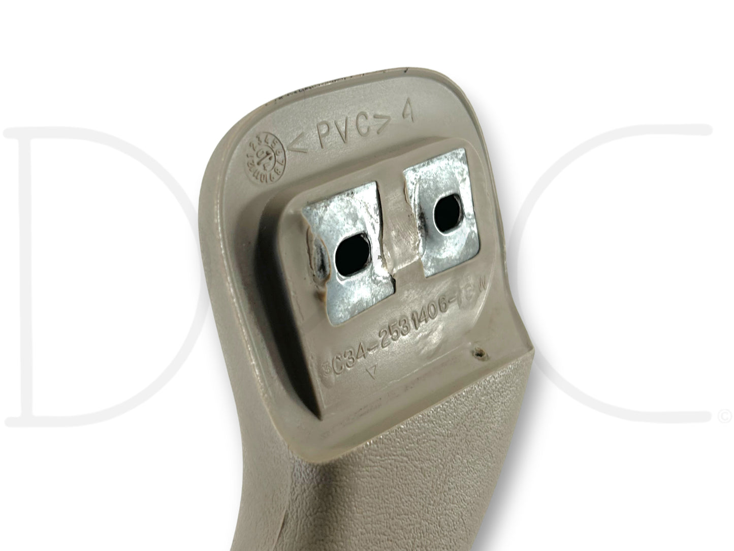 03-07 Ford F250 F350 King Ranch RH Right Passenger A Pillar Grab Handle Leather