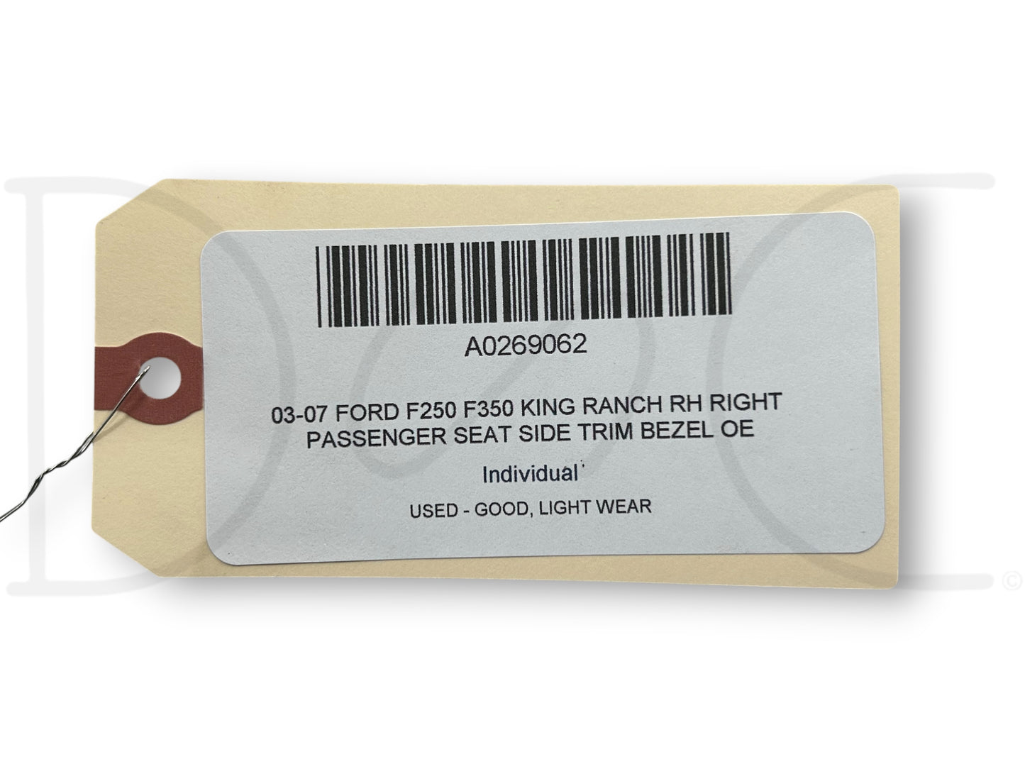 03-07 Ford F250 F350 King Ranch RH Right Passenger Seat Side Trim Bezel OE